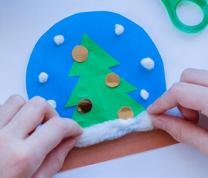 Thursday Craft: Paper Snow Globle Craft